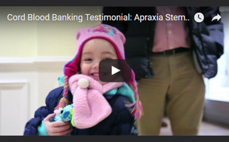 apraxia cord blood banking testimonial video
