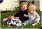Nathaniel and Nicolas cord blood brothers