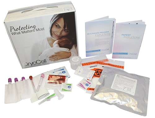 Advanced cord blood collection kit