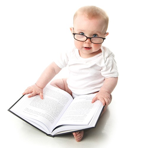 Baby Studying Tax Law