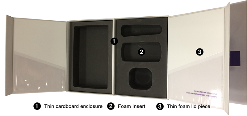 cord blood collection kit insides