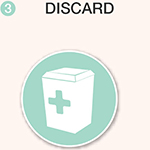 3 - discard cord blood