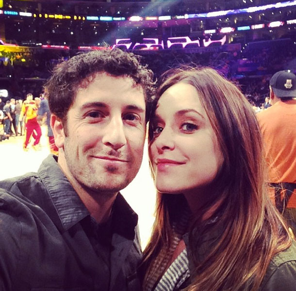 Celebrity couple Jason Biggs & Jenny Mollen